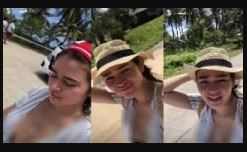 Viral Bella Padilla suot hinangin habang naka motor sa siargao
