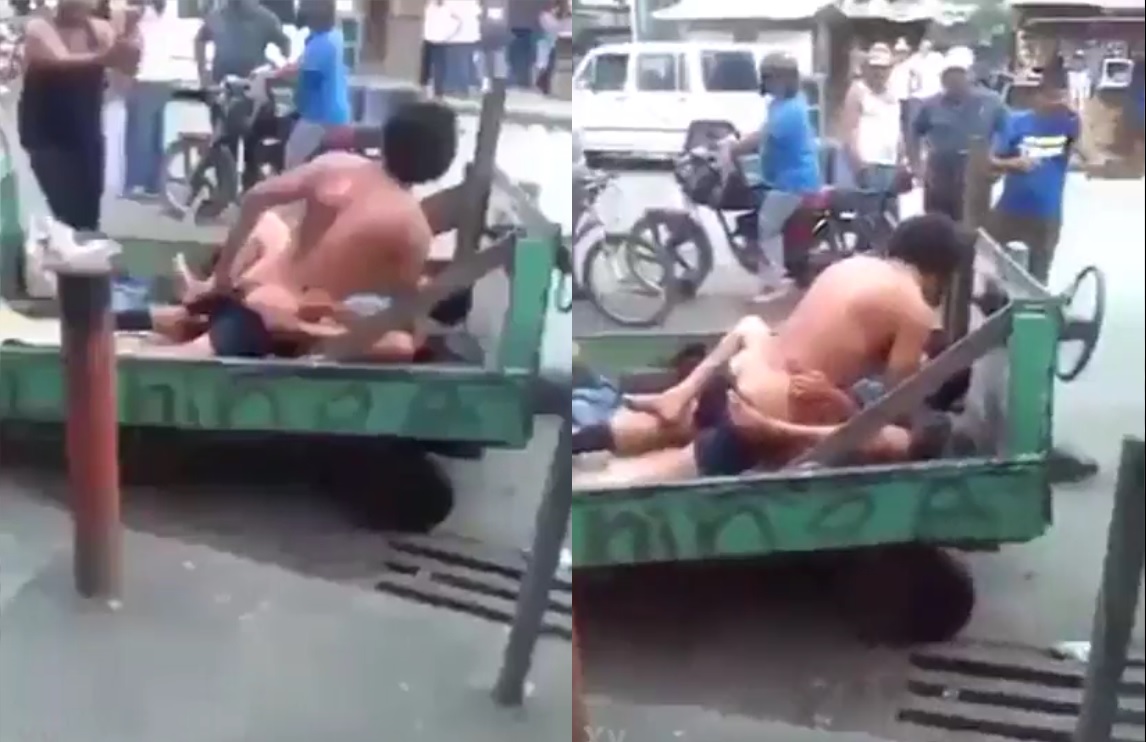 Sa bangketa nagkantotan